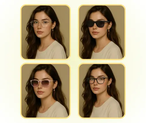 AI Virtual Try On Glasses Generator: Style Exploration & Social Sharing