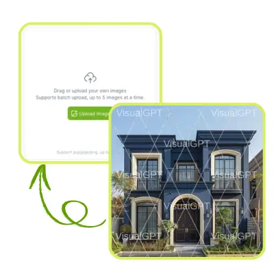 AI Wasserzeichen-Entferner: Schritt 1: Laden Sie Ihr Wasserzeichen-behaftetes Bild Hoch